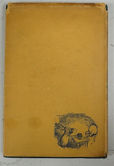 Milne, A.A. - Winnie-the-Pooh... with decorations by Ernest H. Shepard. First Edition. title and num. illus. (some full page), pictorial map on e/ps., half title; publisher's gilt ruled and pictorial green cloth, gilt to